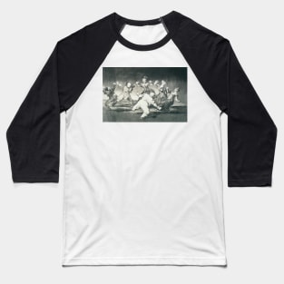 Disparate Alegre (Merry Folly) by Francisco Goya Baseball T-Shirt